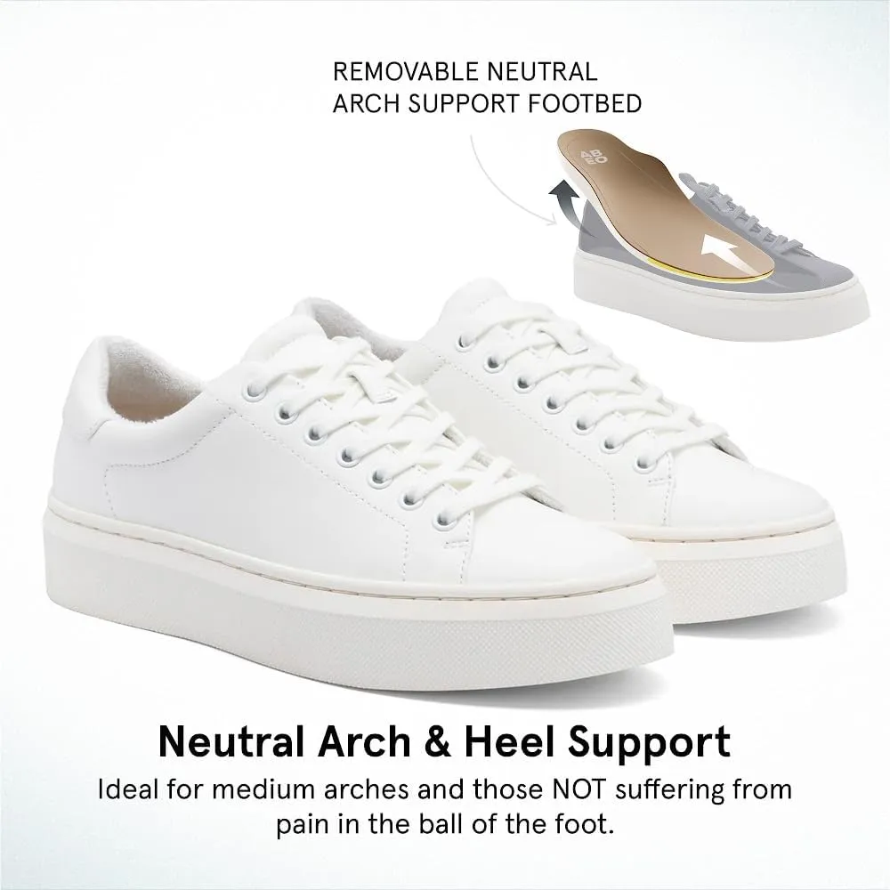ABEO Jumpstreet Sneakers for Women | Arch Support Sneakers | Comfortable Women's Sneakers | Fashion Sneakers | Built-in Orthotic Insole
