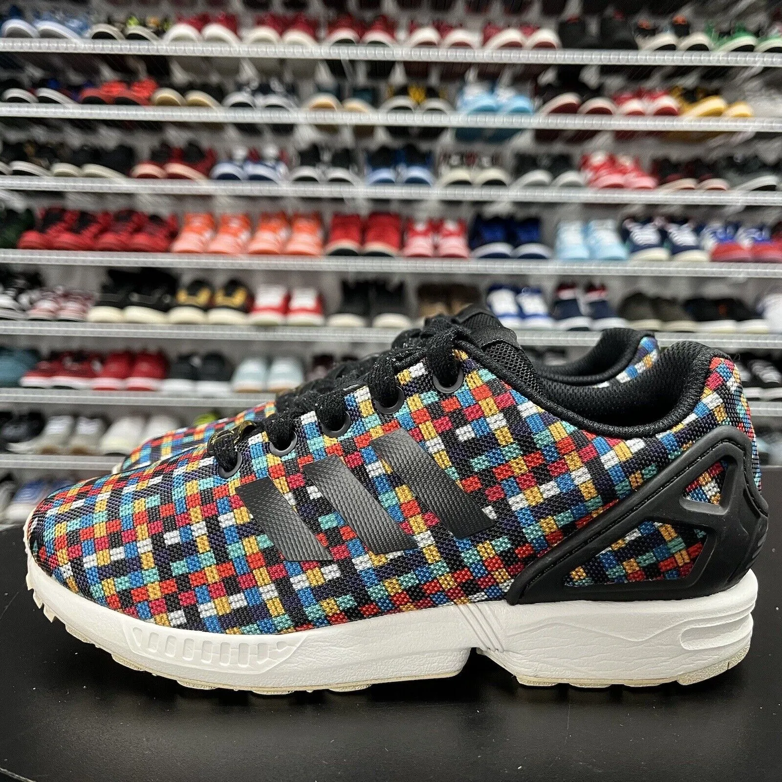 Adidas Zx Flux Torsion Running Shoes Rainbow S77907 Size 5