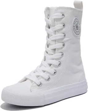 Boys and Girls High Top Children's Canvas Shoes Fashion Street Dance White Campus Shoes Outdoor Leisure Sneakers Shoes