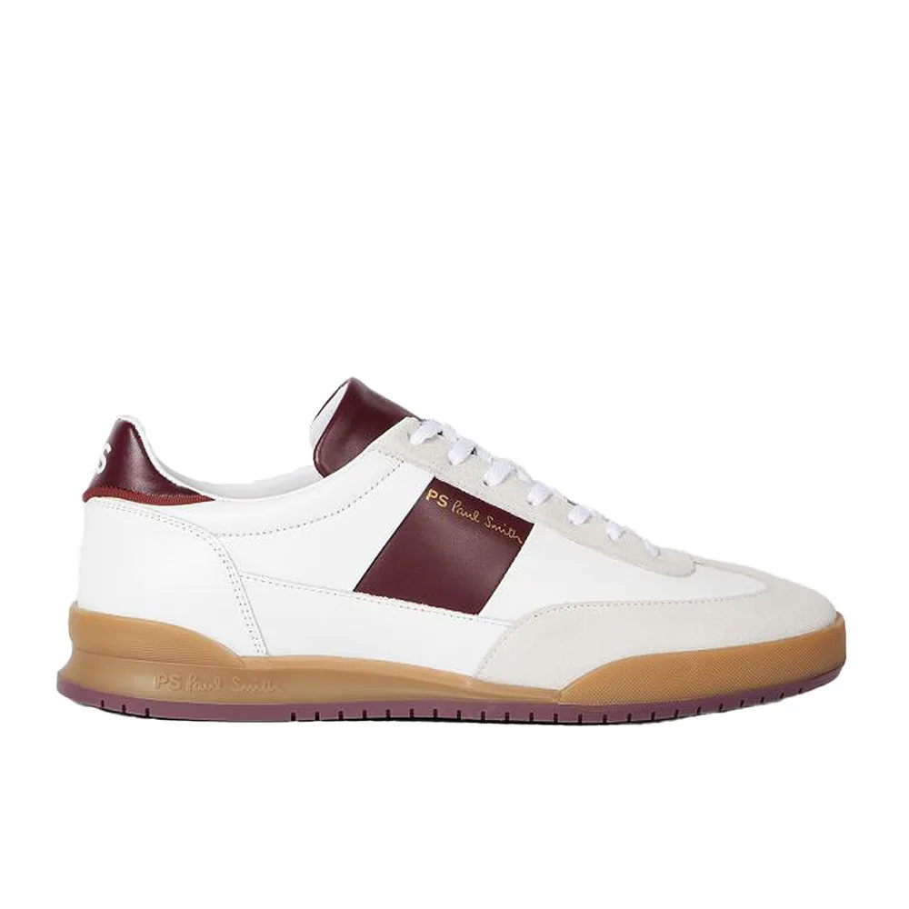 Dover Trainers, White/Burgudy