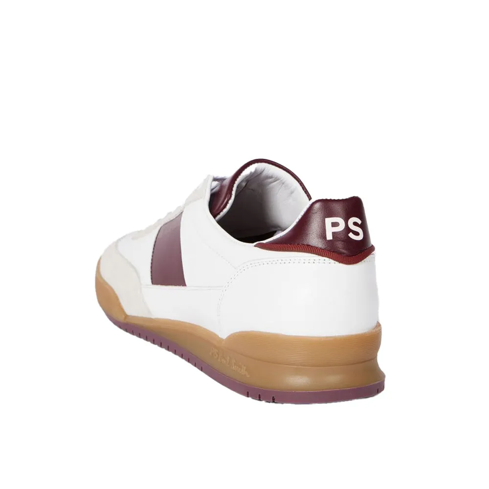 Dover Trainers, White/Burgudy