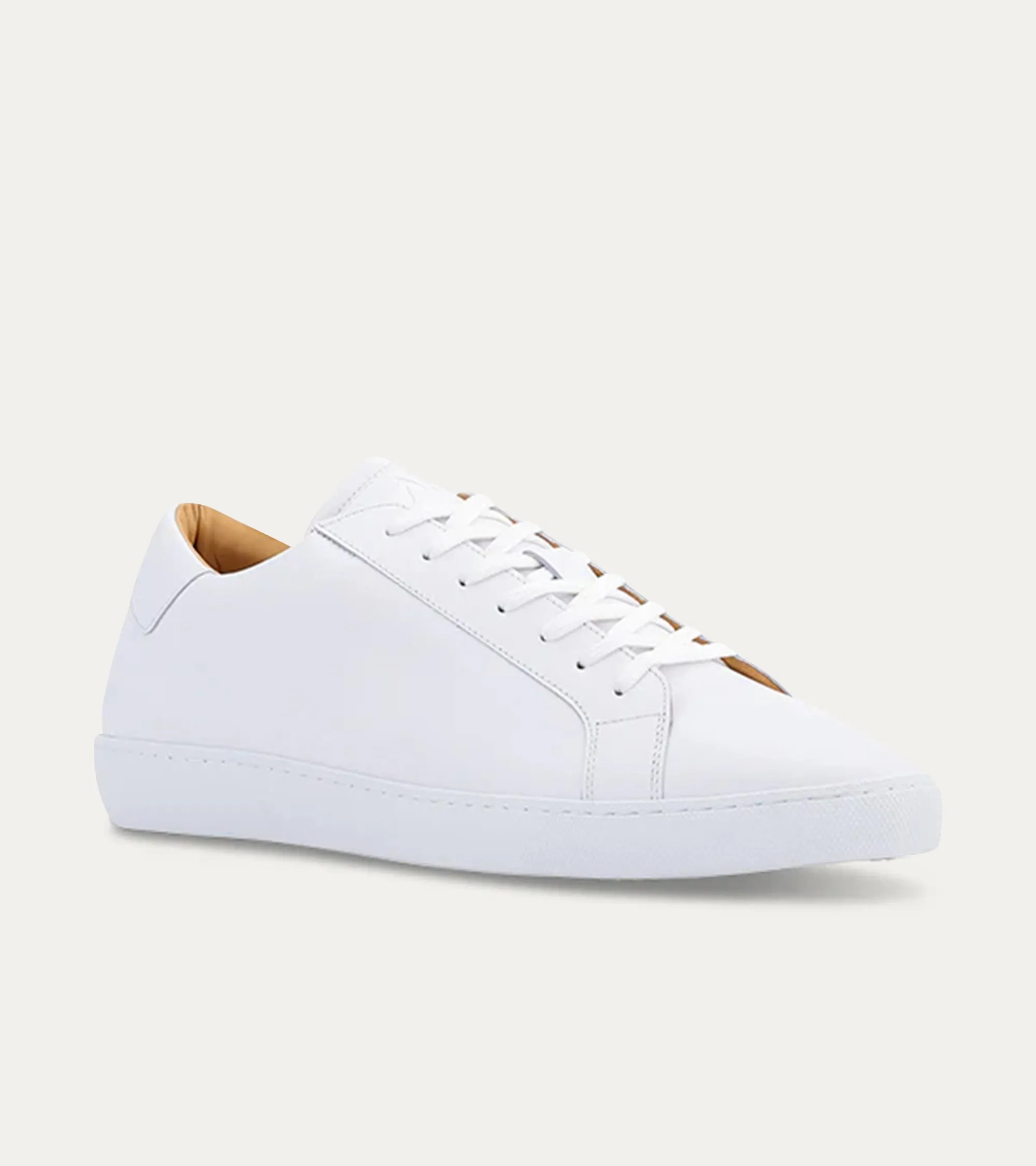 Dress Sneaker In White Leather