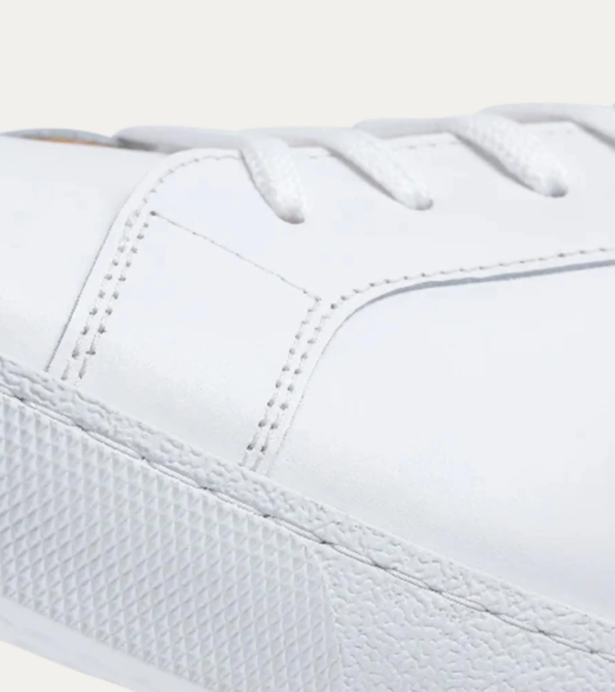 Dress Sneaker In White Leather