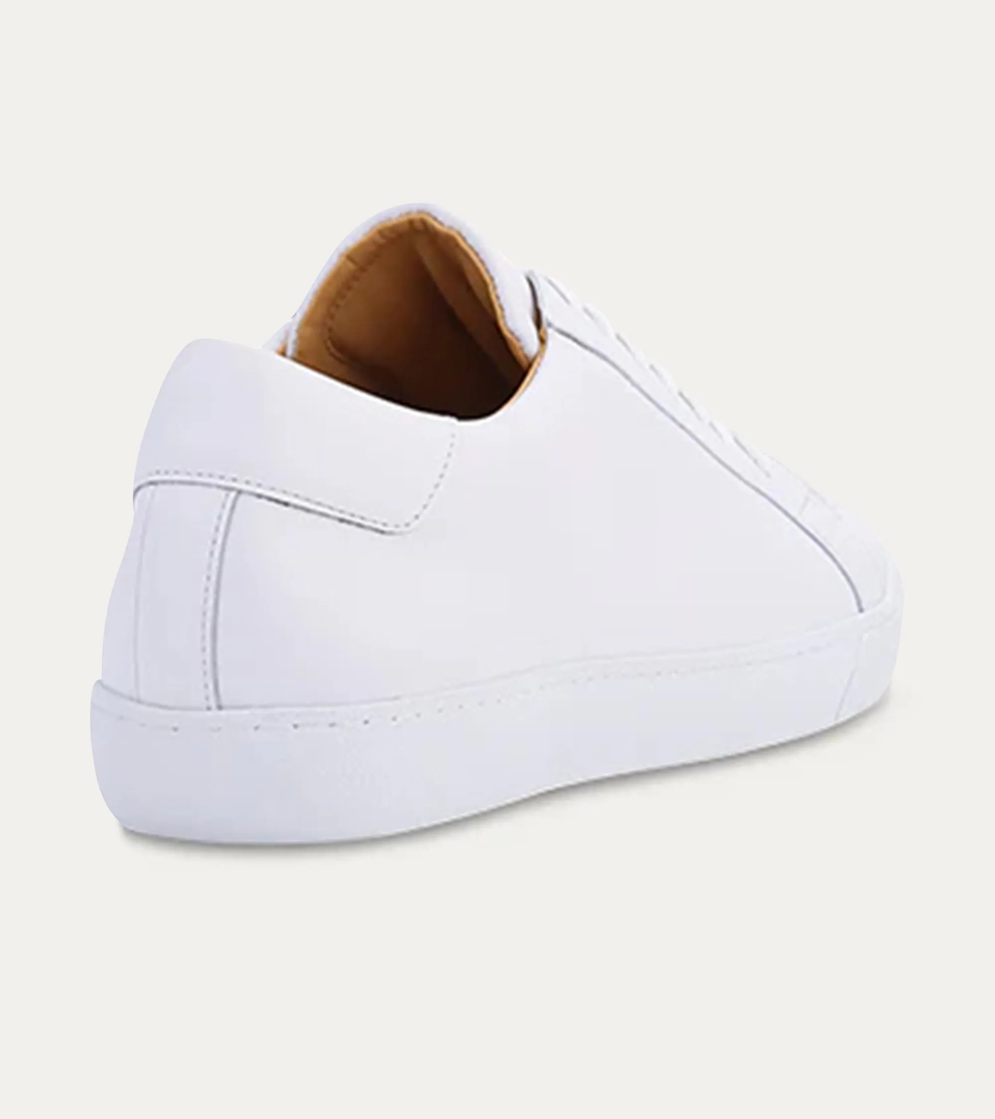 Dress Sneaker In White Leather