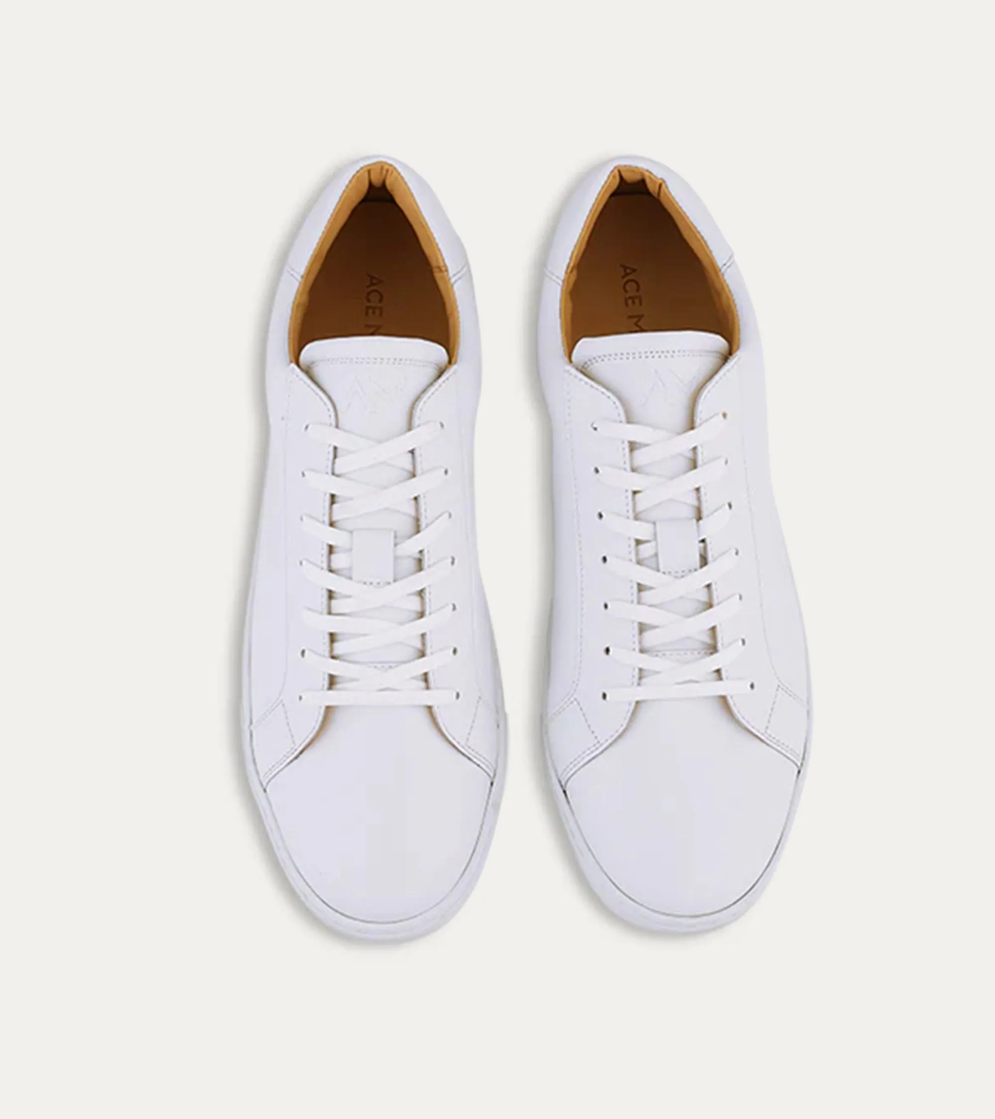Dress Sneaker In White Leather