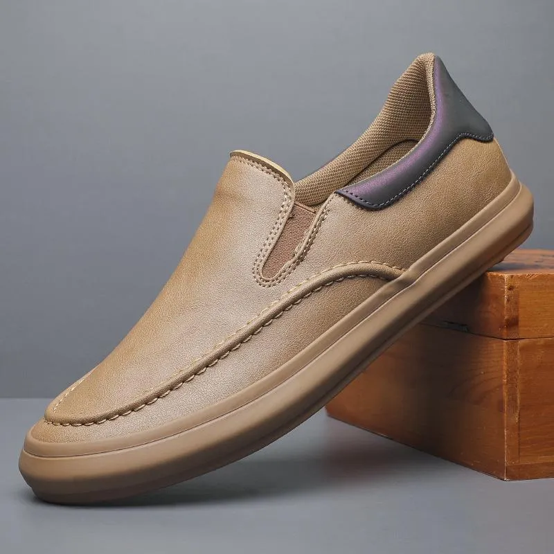 Fall Simple Trend Casual Leather Shoes
