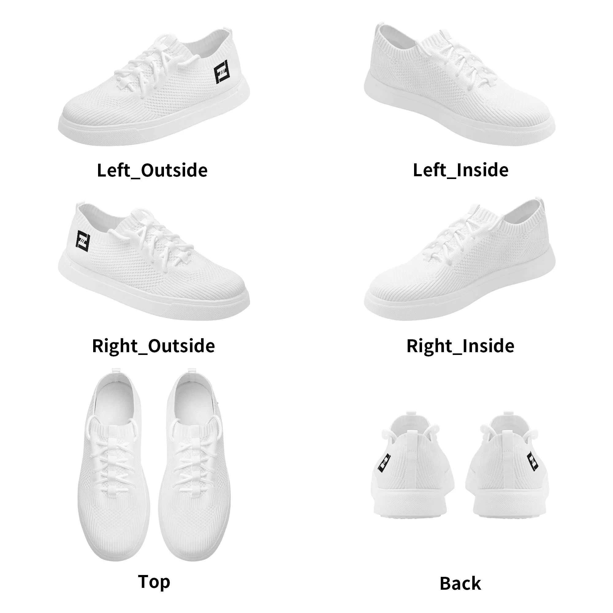 FIGARO Mens Low Top Jump Serve Mesh Sneakers