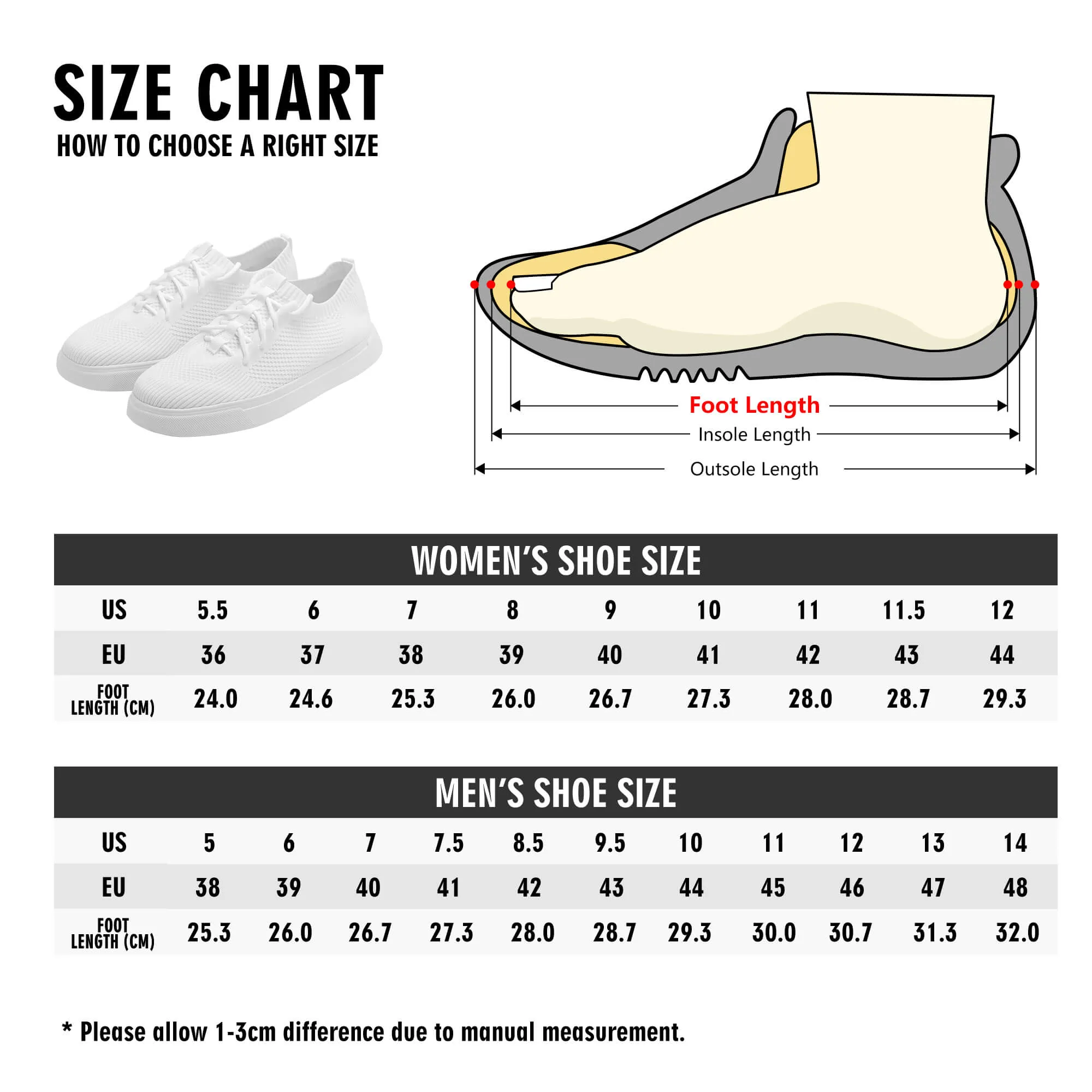 FIGARO Mens Low Top Jump Serve Mesh Sneakers