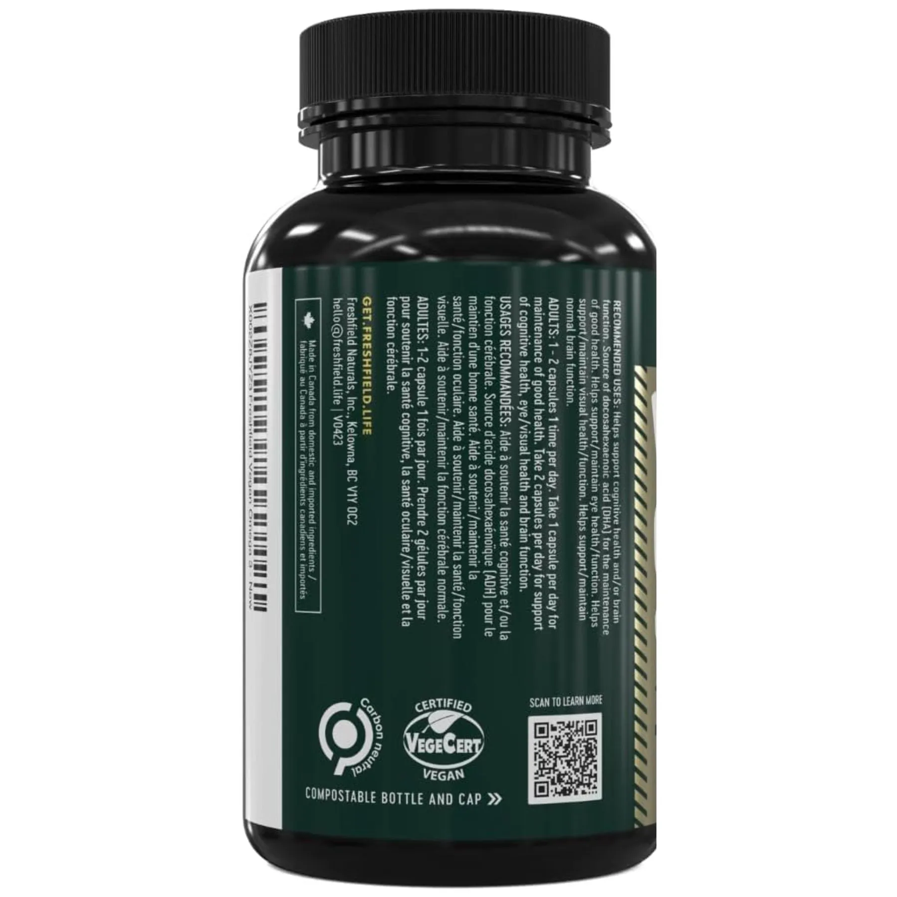 Freshfield Vegan Omega-3 DHA   DPA 60s