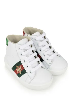 Gucci Leather Ace High Top Trainers
