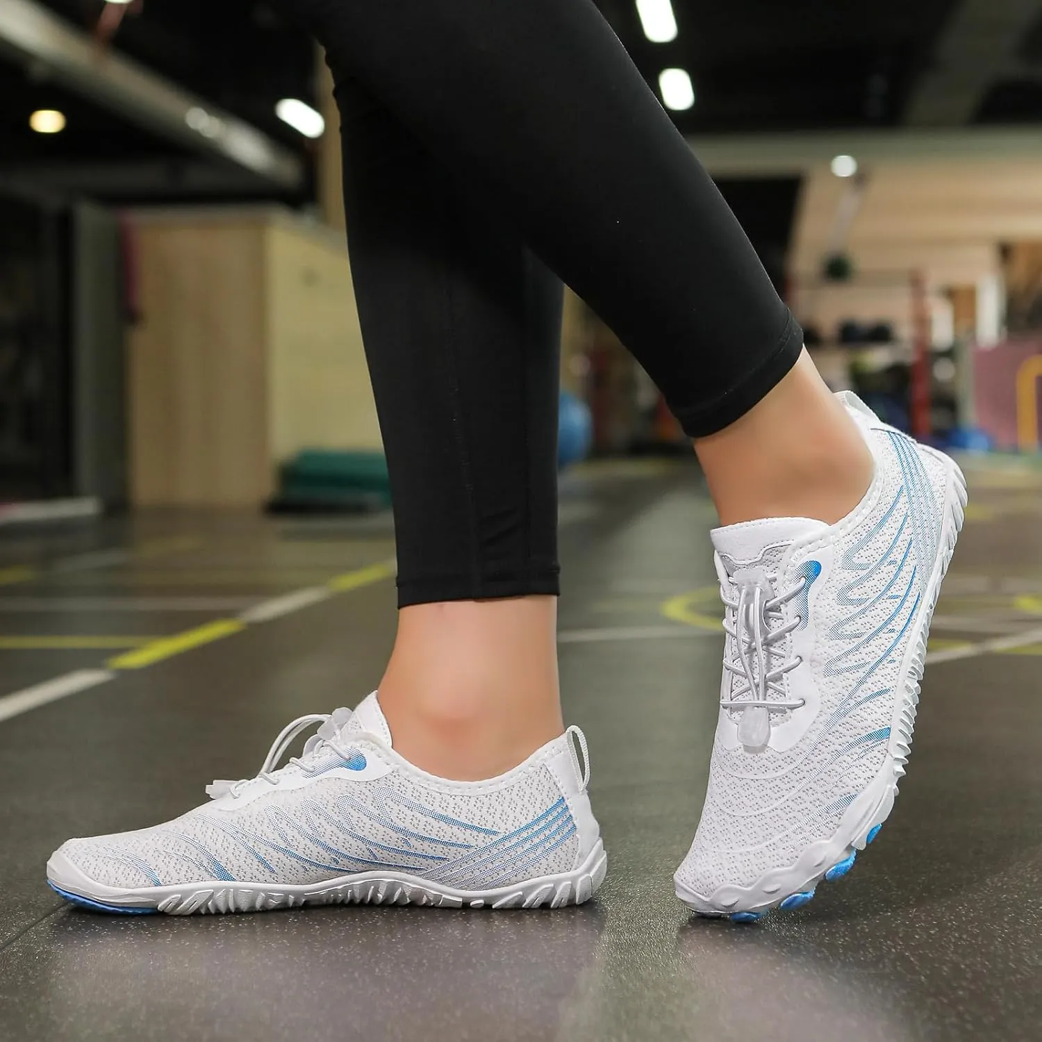 Hiking Barefoot Shoes for Women Men, Wide Toe Box, Beach Pool Aqua Swim Surf Walking Shoe, Healthy and Non-Slip Breathable Water Resistant