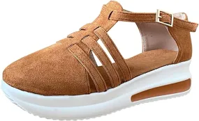Lausiuoe Sneakers For Women Walking Shoes Wide Width Comfortable Casual Fashion Slip On Low Top Leather Flat Loafers