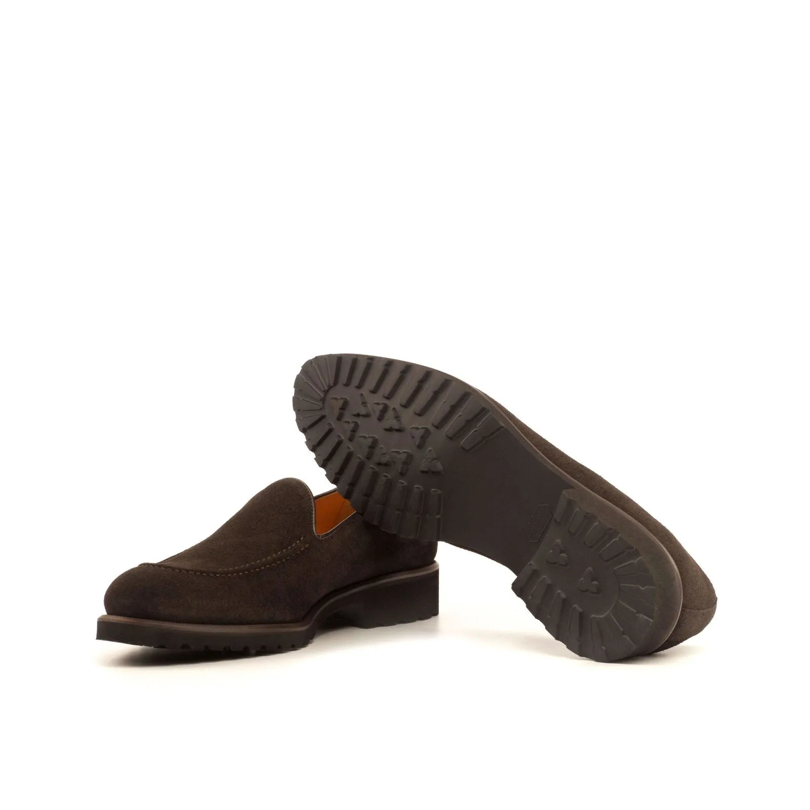 Loafer-Suede, Box Calf, Dark Brown