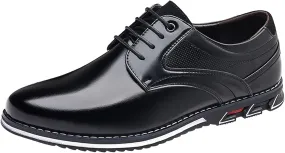 Men's Casual Dress Shoes Comfortable Premium Leather Men Office Classic Working Driving Walking Dress Shoes for Male