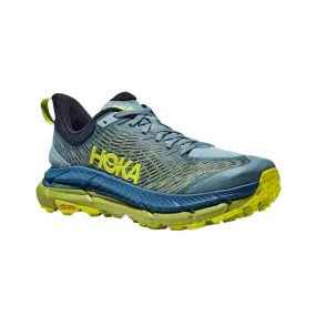 Men's Mafate Speed 4 Trail - Stone Blue/Dark Citron