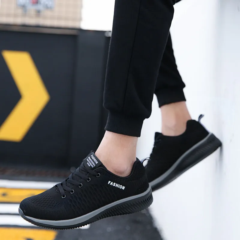 Men/Women Knit Sneakers Breathable Athletic Running Walking Gym Shoes