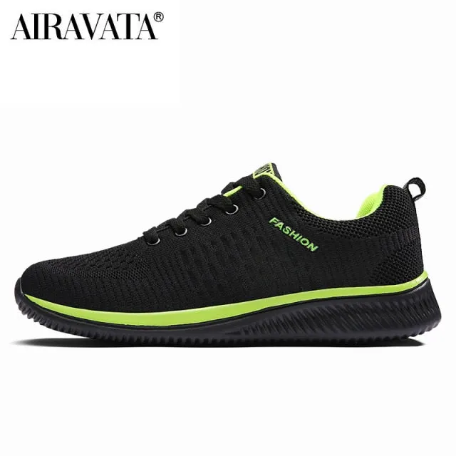 Men/Women Knit Sneakers Breathable Athletic Running Walking Gym Shoes