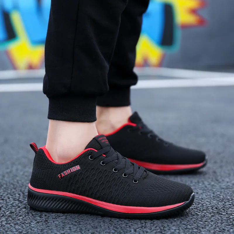 Men/Women Knit Sneakers Breathable Athletic Running Walking Gym Shoes