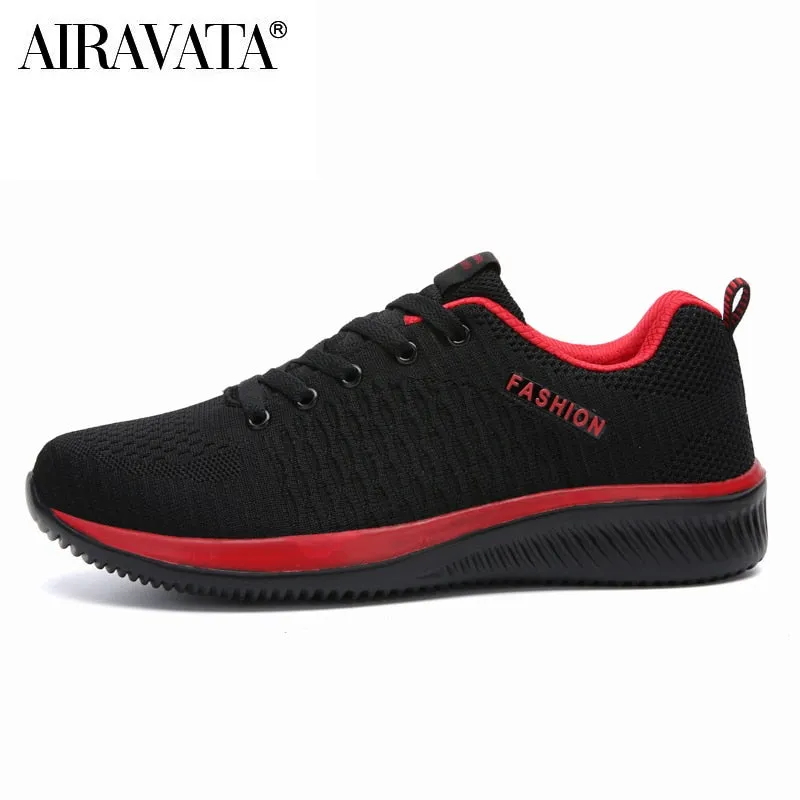 Men/Women Knit Sneakers Breathable Athletic Running Walking Gym Shoes
