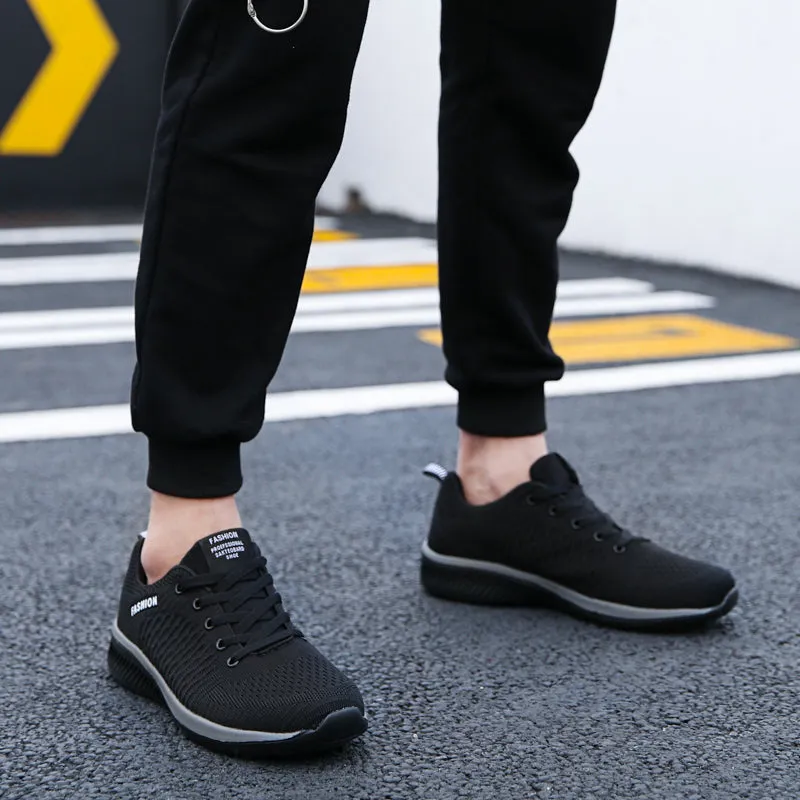 Men/Women Knit Sneakers Breathable Athletic Running Walking Gym Shoes