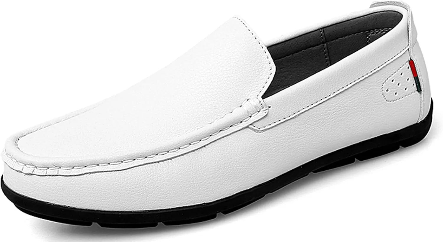 Minishion Mens Slip on Loafers Shoes Simple Comfortable Dress Shoes 8006#