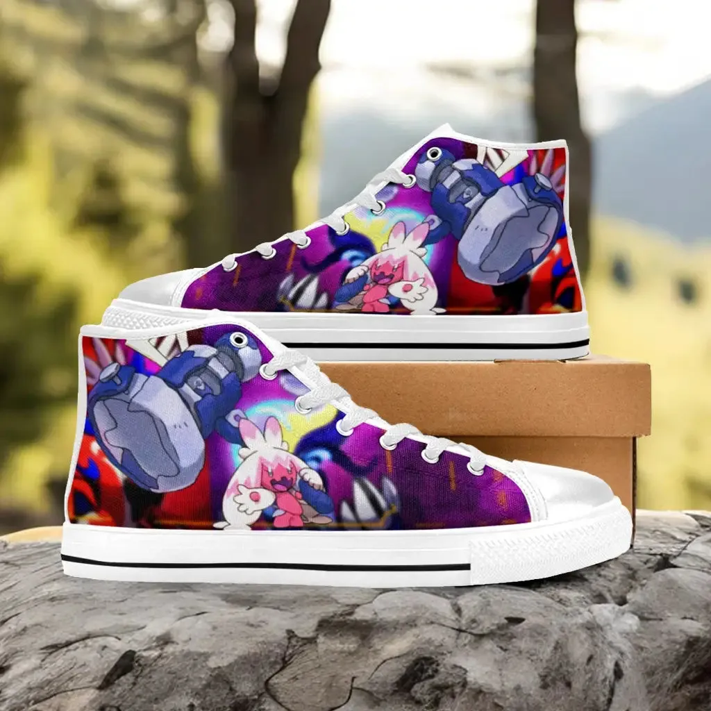Pokemon Tinkaton Shoes High Top Sneakers for Kids and Adults