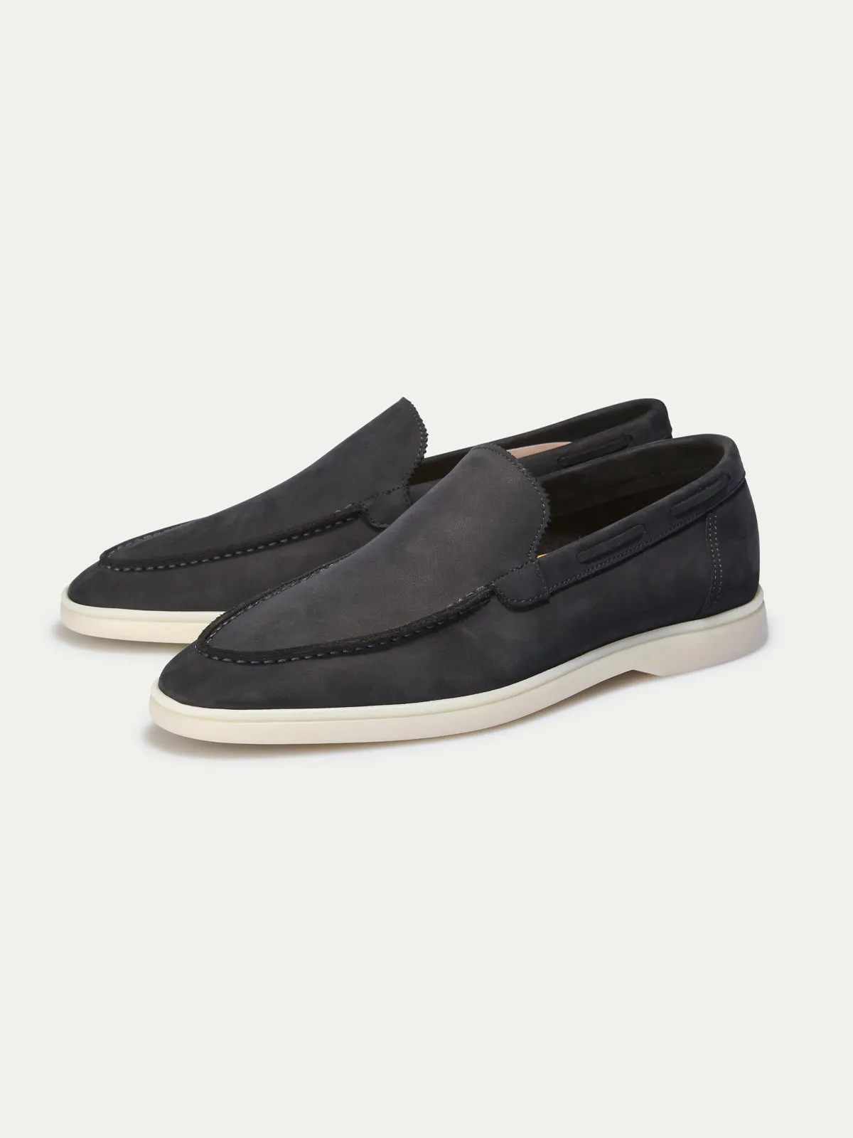 "Navy Nubuck" - Yacht Loafers