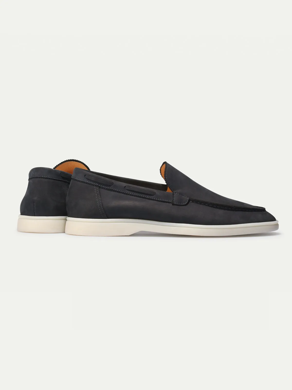 "Navy Nubuck" - Yacht Loafers