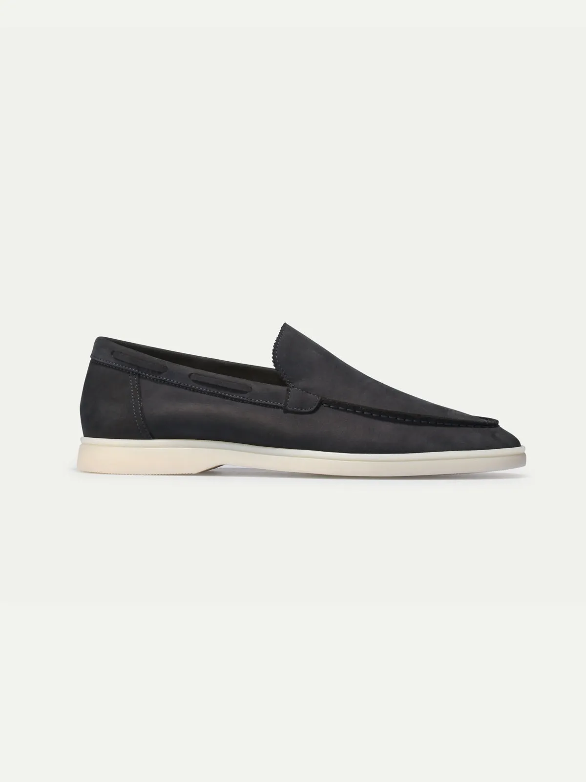 "Navy Nubuck" - Yacht Loafers