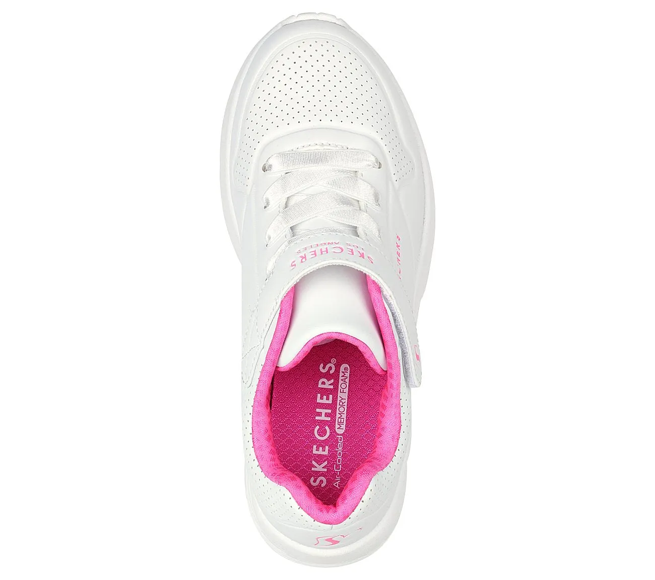 Skechers Kids Uno Lite Girls Trainers - White
