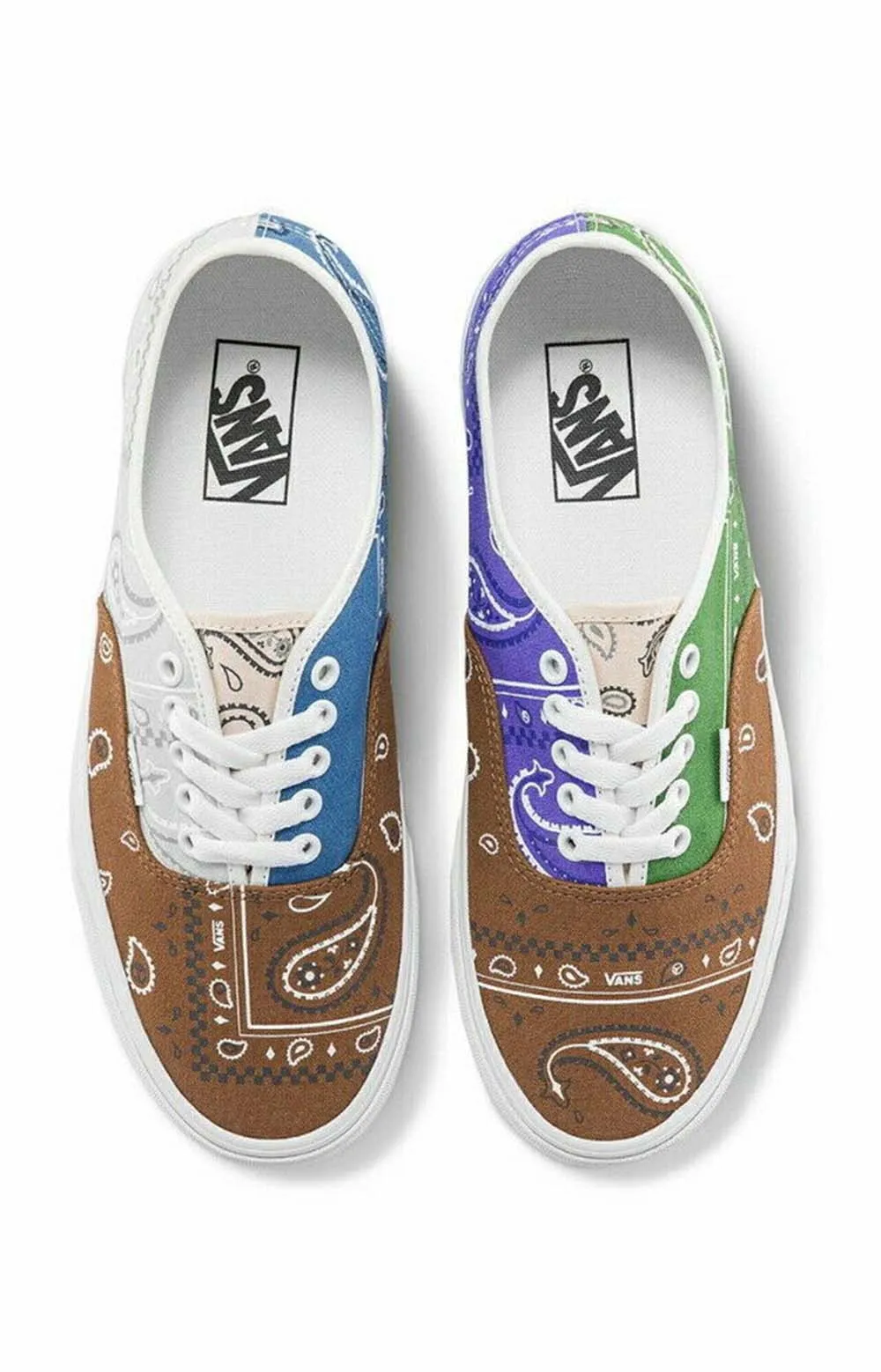Vans Authentic Peace Paisley Classic Canvas Sneakers   Harmony Edition