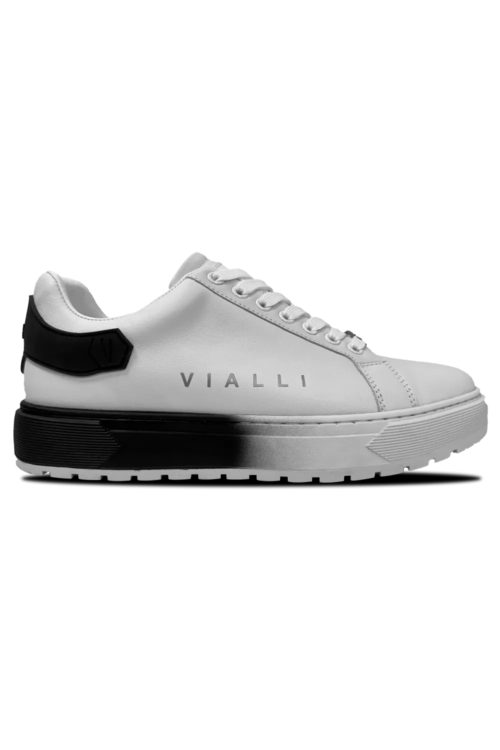 Vialli Leather  White Bonucci Italian Sneaker