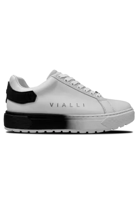 Vialli Leather  White Bonucci Italian Sneaker