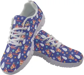 Women Walking Shoes Non Slip Comfortable White Sole Lace Up Lightweight Sneaker